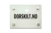 dørskilt gratis frakt
